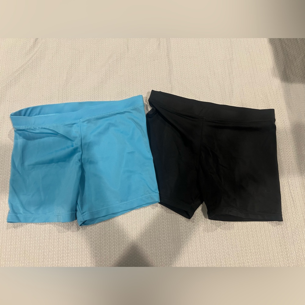 Blue and Black Soft Fabric Casual Shorts